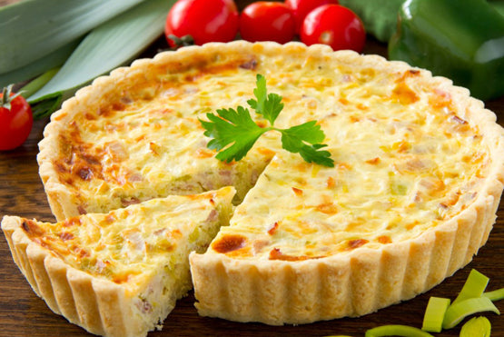 Robson’s Oak Smoked Salmon Quiche