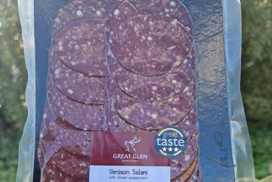 Great Glen Venison Salami with Green Peppercorns