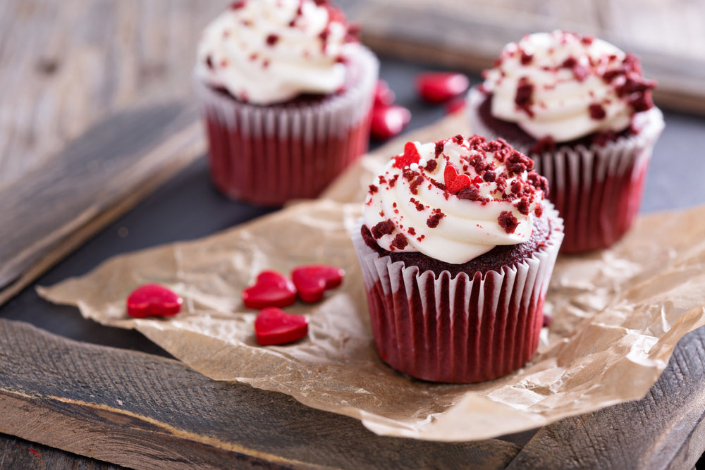Valentines Red Velvet Cup Cakes