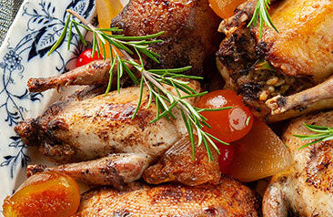 Pheasant Stuffed with Cranberry and Orange